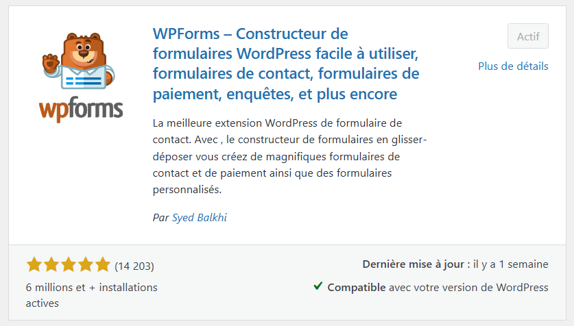 wpforms wpforms extension